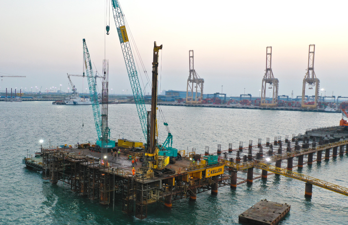 Piling Gantry at Katupally for Keller